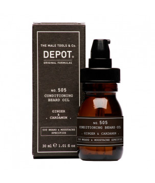 Олія для бороди "Імбир і кардамон" Beard&Moustache Specifics 505 Beard Oil Ginger & Cardamom Depot, 30 мл