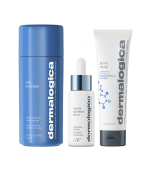 Dermalogica Тріо бестселерів для відновлення і зволоження шкіри Smooth hydrate kit