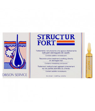 Ампульний засіб для відновлення неживого, посіченого волосся Dikson, 10x12 мл