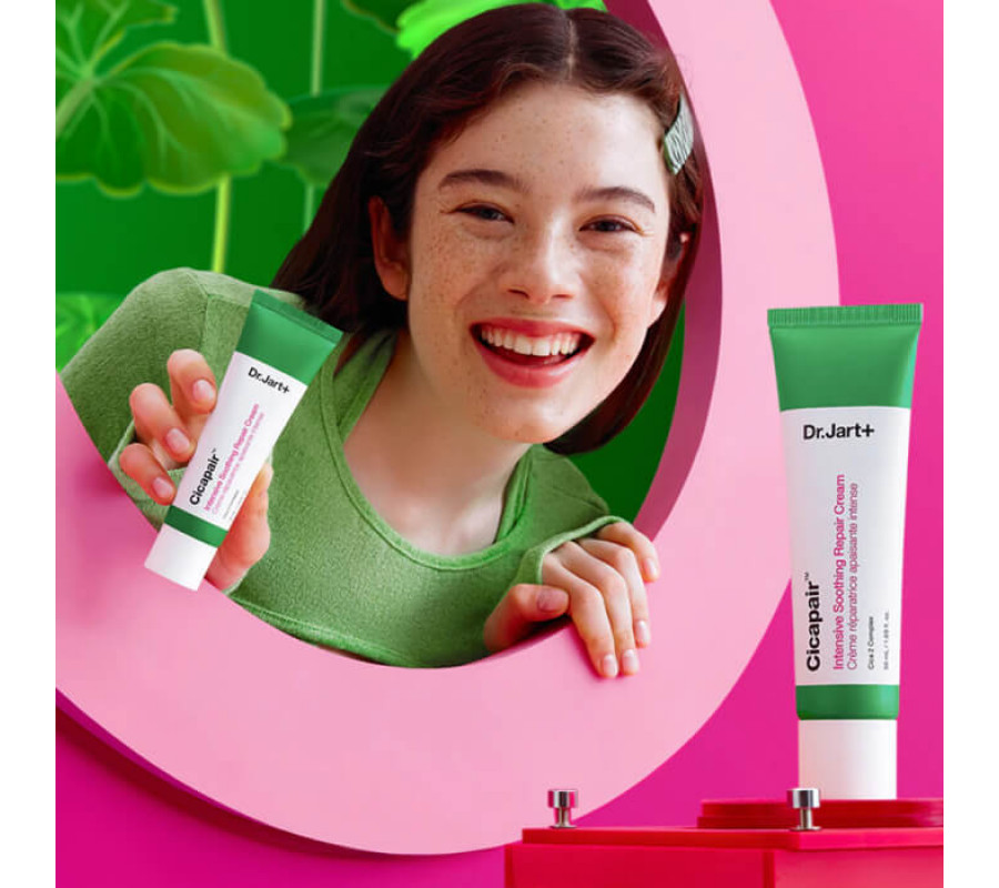 Інтенсивно заспокійливий і регенерувальний крем Cicapair Intensive Soothing Repair Cream (туба) Dr.Jart+, 50 мл