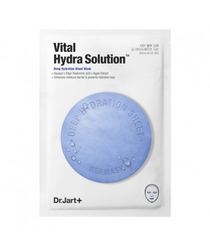 Зволожуюча маска з гіалуроновою кислотою Dermask Vital Hydra Solution Face Sheet Mask Dr.Jart+, 30 г