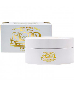 Омолоджуючі гідрогелеві патчі для очей із золотом та гіалуроновою кислотою Gold Hyaluronic Acid Eye Patch Eliz