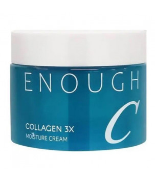 Зволожуючий крем для обличчя з колагеном Collagen 3x Moisture Cream Enough, 50 мл