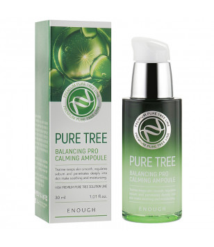 Сироватка для обличчя, з екстрактом чайного дерева Pure Tree Balancing Pro Calming Ampoule Enough, 30 мл