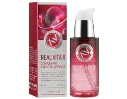 Сироватка для обличчя, з комплексом вітамінів Real Vita 8 Complex Pro Bright Up Ampoule Enough, 30 мл