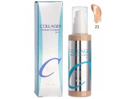 Тональний крем SPF 15 Collagen Moisture Foundation Enough,№21  100 мл