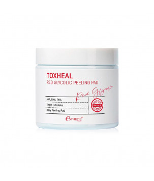 Esthetic House Очистительные диски Toxheal Red Glycolic Peeling Pad, 100шт