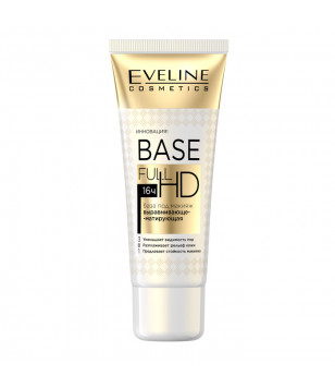 Выравнивающая матирующая база под макияж 3в1 Eveline Cosmetics Base Full HD, 30 мл