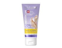 Отшелушивающий крем для очень сухой кожи стоп Revitalum 20% AHA Complex Eveline Cosmetics, 75 мл