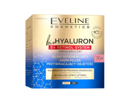 Восстанавливающий крем-филлер BioHyaluron 3xRetinol System 70+ Eveline Cosmetics, 50 мл