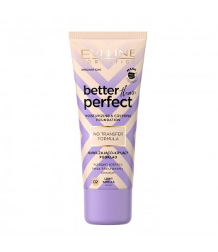 Зволожувальна тональна основа Better Than Perfect Foundation Eveline Cosmetics  02 - Light Vanilla, 30 мл