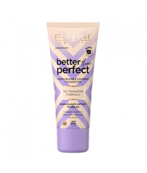 Зволожувальна тональна основа Better Than Perfect Foundation Eveline Cosmetics  03 - Light Beige, 30 мл