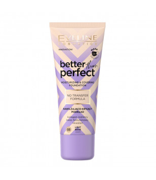 Зволожувальна тональна основа Better Than Perfect Foundation Eveline Cosmetics  03 - Light Beige, 30 мл