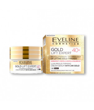 Зміцнювальна крем-сироватка 40+ Gold Lift Expert Eveline Cosmetics, 50 мл