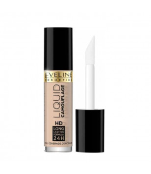 Коректор для обличчя Liquid Camouflage HD Long Lasting Formula 24h Eveline Cosmetics  06 - Ivory, 5 мл