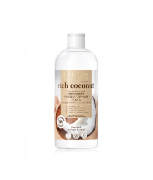 Міцелярна вода з тонікам Rich Coconut Eveline Cosmetics, 400  мл