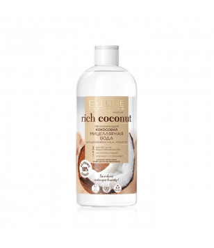 Міцелярна вода з тонікам Rich Coconut Eveline Cosmetics, 400  мл