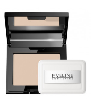 Оксамитова компактна пудра Beaty Line Eveline Cosmetics  №14, 9 г