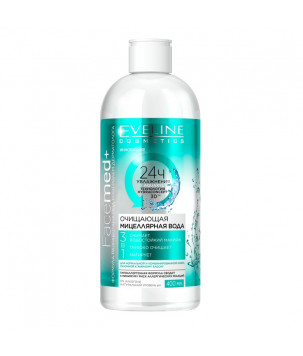 Очищуюча міцелярна вода Facemed+ Eveline Cosmetics, 400  мл