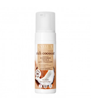 Пінка для вмивання з кокосом Rich Coconut Eveline Cosmetics, 150  мл