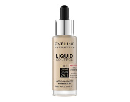 Рідка тональна основа Liquid Control HD Mattifying Drops Foundation Eveline Cosmetics 015 - Light Vanila, 32 м
