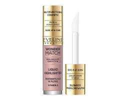 Рідкий хайлайтер для обличчя Wonder Match Liquid Highlighter Eveline Cosmetics , 4,5  мл