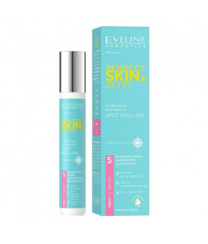 Точковий ролик для усунення недоліків Perfect Skin. Acne Face Roll Eveline Cosmetics, 15 мл