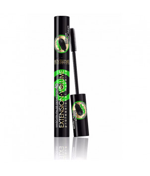 Туш для вій Extension Volume Professional False Definition&Deep Carbon Mascara Eveline Cosmetics  Black, 10 мл