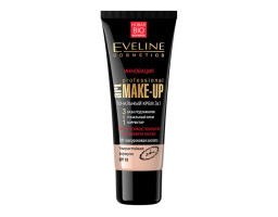 Ультрастійкий тональний крем 3в1 SPF10 Eveline Cosmetics  світло-бежевий, 30 мл
