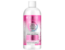 Гіалуронова міцелярна вода Facemed+ Eveline Cosmetics, 400  мл