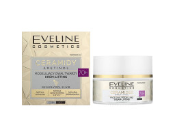 Крем-лифтинг для моделирования овала 70+ Ceramidy & Retinol Eveline Cosmetics, 50 мл