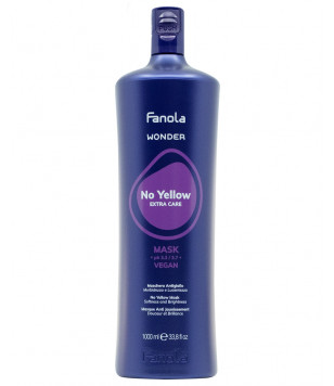 Маска антижелтая для волос Wonder  Extra Care Mask Fanola, 1000 мл