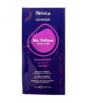 Шампунь антижовтий для волосся No Yellow Extra Care Fanola, 15 мл