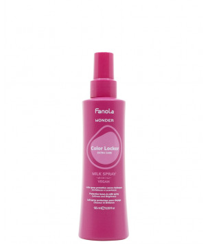 Незмивний спрей молочко для відновлення, блиску і захисту волосся Wonder Color Locker Milk Spray Fanola, 195 м