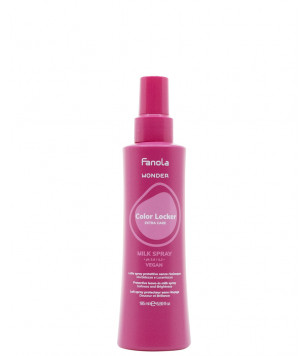 Незмивний спрей молочко для відновлення, блиску і захисту волосся Wonder Color Locker Milk Spray Fanola, 195 м