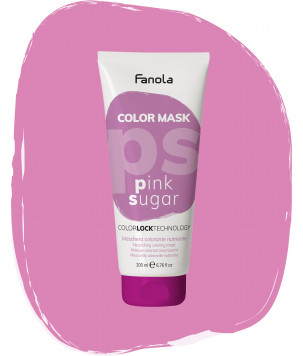Зволожувальна тонувальна маска Color Mask Fanola, 200 мл Pink