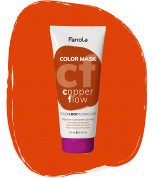 Зволожувальна тонувальна маска Color Mask Fanola, 200 мл Cooper