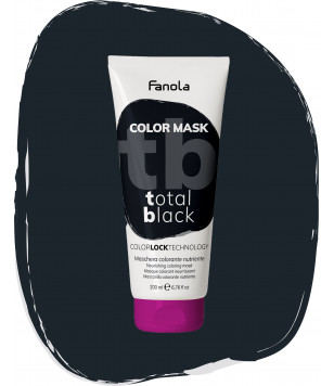 Зволожувальна тонувальна маска Color Mask Fanola, 200 мл Black