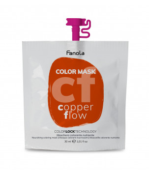 Зволожувальна тонувальна маска Color Mask Fanola, 30 мл Cooper