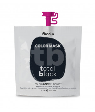Зволожувальна тонувальна маска Color Mask Fanola, 30 мл Black