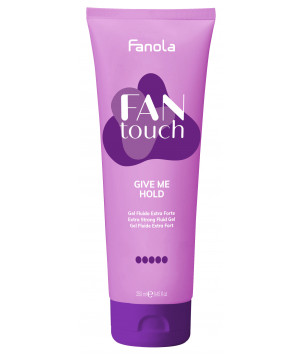 Гель-флюїд екстримальної фіксації Fantouch Give Me Hold Extra Strong Fluid Gel Fanola, 250 мл