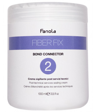 Средство с кислым pH для фиксации цвета с защитным действием Bond Connector №2 Fanola, 1000 мл
