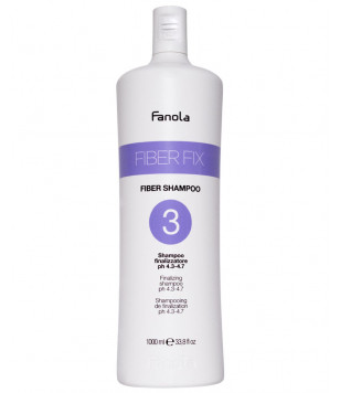 Шампунь для фиксации, стабилизации цвета и придания блеска Fiber Fix Shampoo 3 Finalizing pH 4.3-4.7