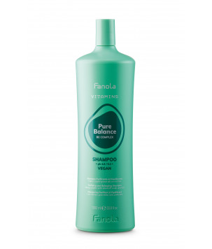 Шампунь проти жирної шкіри голови Vitamins Pure Balance Shampoo Fanola, 1000 мл