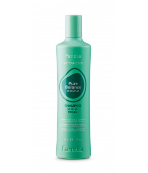 Шампунь проти жирної шкіри голови Vitamins Pure Balance Shampoo Fanola, 350 мл