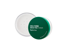 FarmStay Cica Farm Sebum Free Powder — матирующая рассыпчатая пудра с центеллой, 5 г
