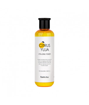 Тонер для обличчя з екстрактом юдзу Citrus Yuja Vitalizing Toner FarmStay, 280 мл