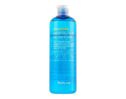Антивіковий зволожуючий тонер із колагеном Collagen Water Full Moist All Day Toner FarmStay, 500  мл