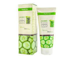 Пенка для умывания на огуречном экстракте Pure Cleansing Foam Cucumber FarmStay, 180 мл