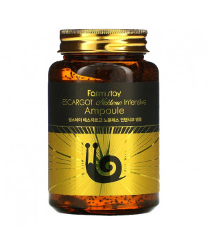 Ампульная сыворотка с муцином улитки Escargot Noblesse Intensive Ampoule FarmStay, 250 мл